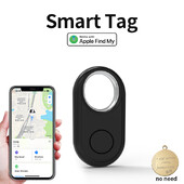 „Smart Tracker“ pakeitimas į įprastą naminių gyvūnėlių antkaklį Darbas su „Apple“ Rasti mano programą „Bluetooth“ realiuoju laiku garso sekimo žyma