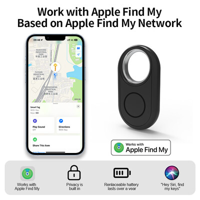 „Smart Tracker“ pakeitimas į įprastą naminių gyvūnėlių antkaklį Darbas su „Apple“ Rasti mano programą „Bluetooth“ realiuoju laiku garso sekimo žyma