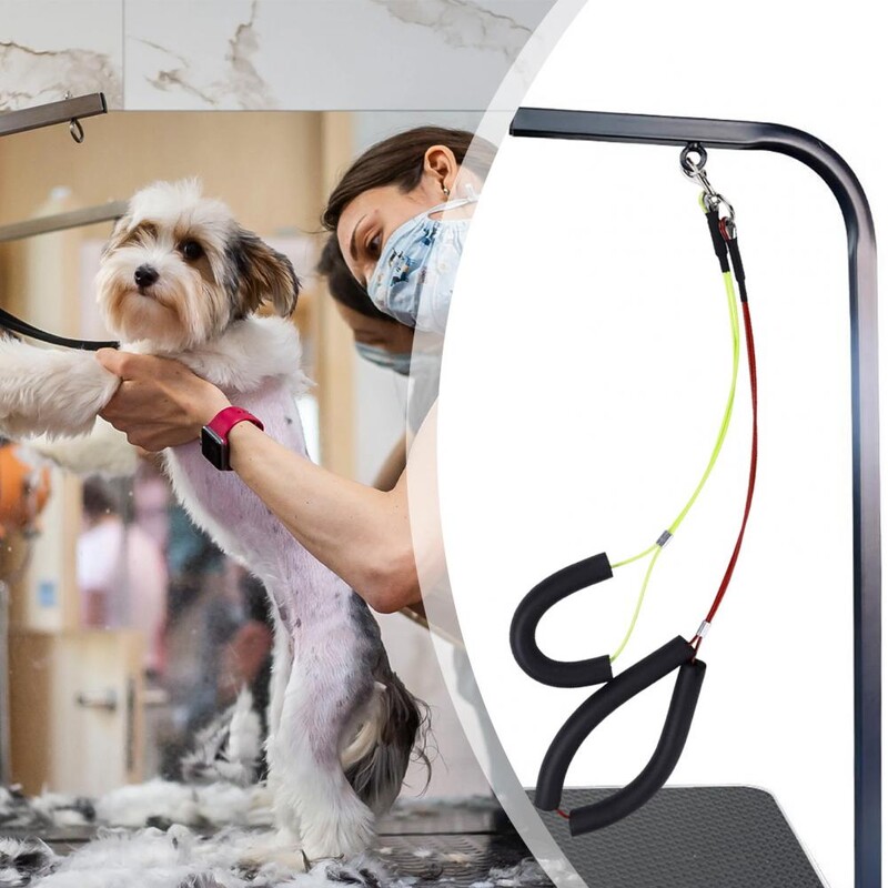 Banda de baie, curea de îngrijire pentru ham pentru câini, curea de prelungire, buclă de baie, pentru câine, pisica, împiedică rotirea instrument de îngrijire