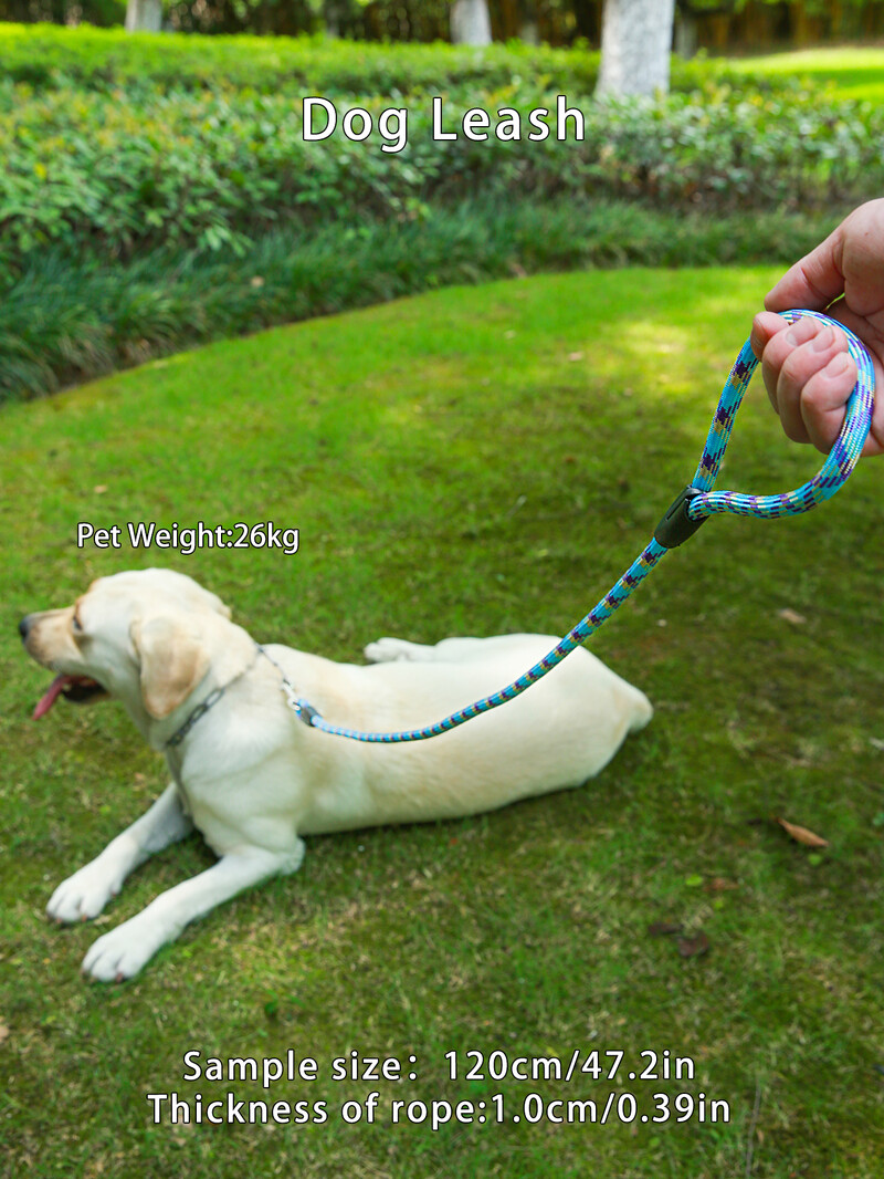 1 vnt. šviesą atspindintis mėlynas naminių gyvūnėlių traukimo virvių šunų grandinės pavadėliai mažiems dideliems šunims šunų pavadėliai naminių gyvūnėlių traukimo diržas