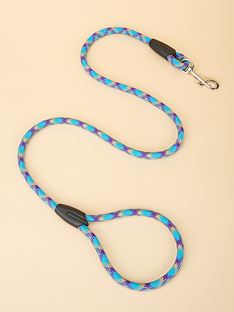 1 vnt. šviesą atspindintis mėlynas naminių gyvūnėlių traukimo virvių šunų grandinės pavadėliai mažiems dideliems šunims šunų pavadėliai naminių gyvūnėlių traukimo diržas