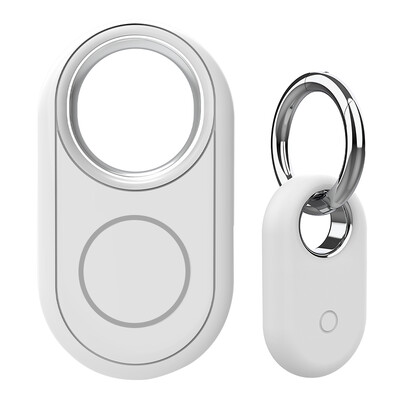 Bluetooth Smart Tag GPS izsekotājs, izmantojot Find My Finder for Keys Bagāžas soma Mājdzīvniekiem IP54 Putekļu un ūdens izturīgs ar silikona apvalku