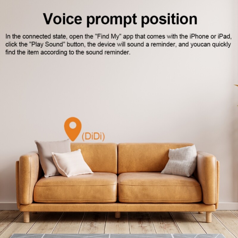 Bluetooth Smart Tag GPS izsekotājs, izmantojot Find My Finder for Keys Bagāžas soma Mājdzīvniekiem IP54 Putekļu un ūdens izturīgs ar silikona apvalku