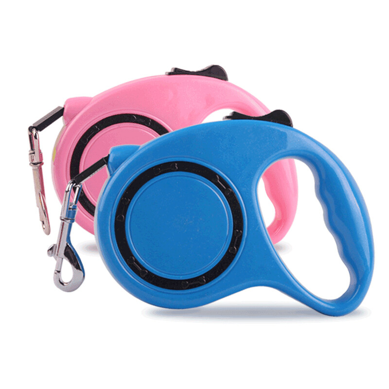 ABS aukštos kokybės stabilus, patvarus 3 metrų automatinis ištraukiamas šunų traukimo lynas Pavadėliai naminiams gyvūnėliams Vežimėliai naminiams gyvūnėliams Reikmenys šunims