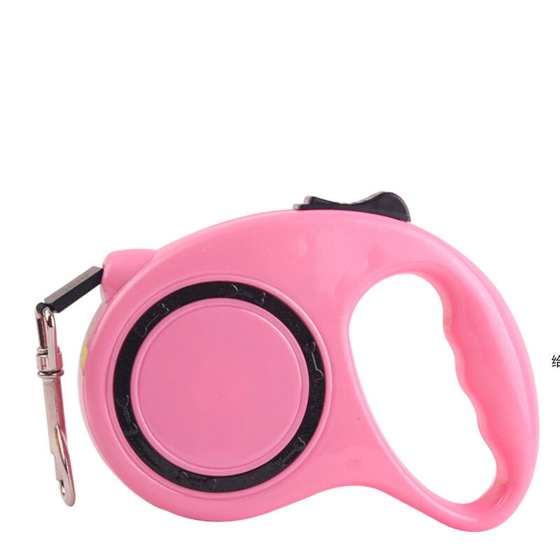 ABS aukštos kokybės stabilus, patvarus 3 metrų automatinis ištraukiamas šunų traukimo lynas Pavadėliai naminiams gyvūnėliams Vežimėliai naminiams gyvūnėliams Reikmenys šunims