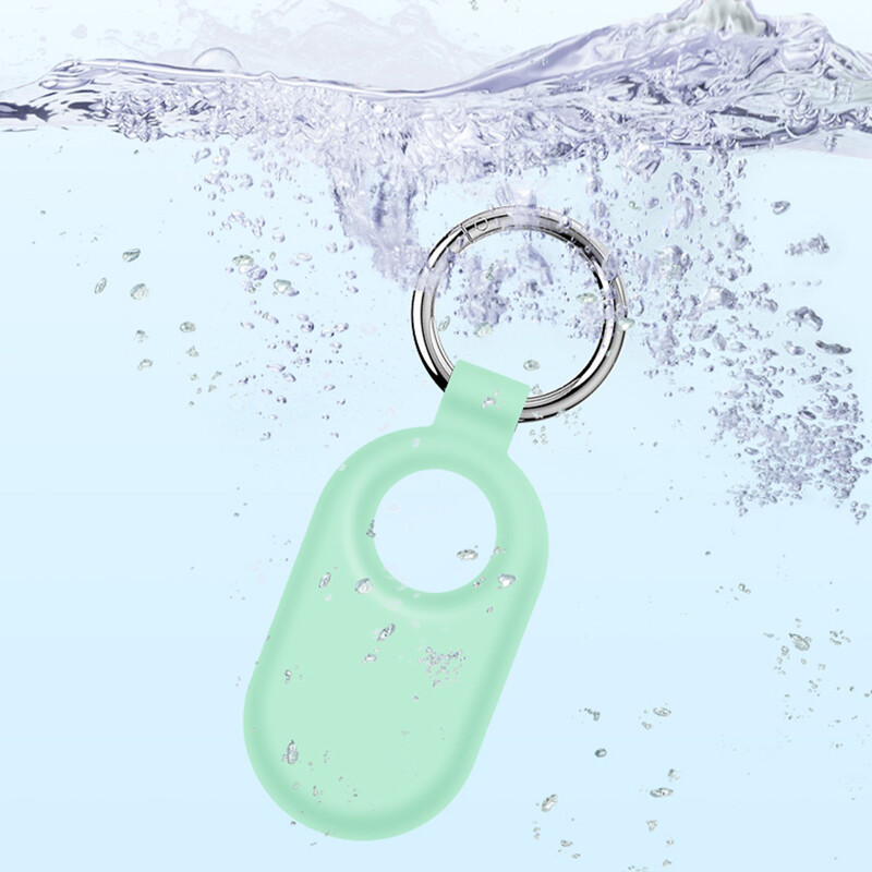 Silikoninio dėklo dėklo dangtelio apvalkalas, apsaugantis nuo kritimo, minkštas apsauginis rankovės odos dangtelis, atsparus vandeniui, nesubraižytas, skirtas Samsung Galaxy SmartTag2