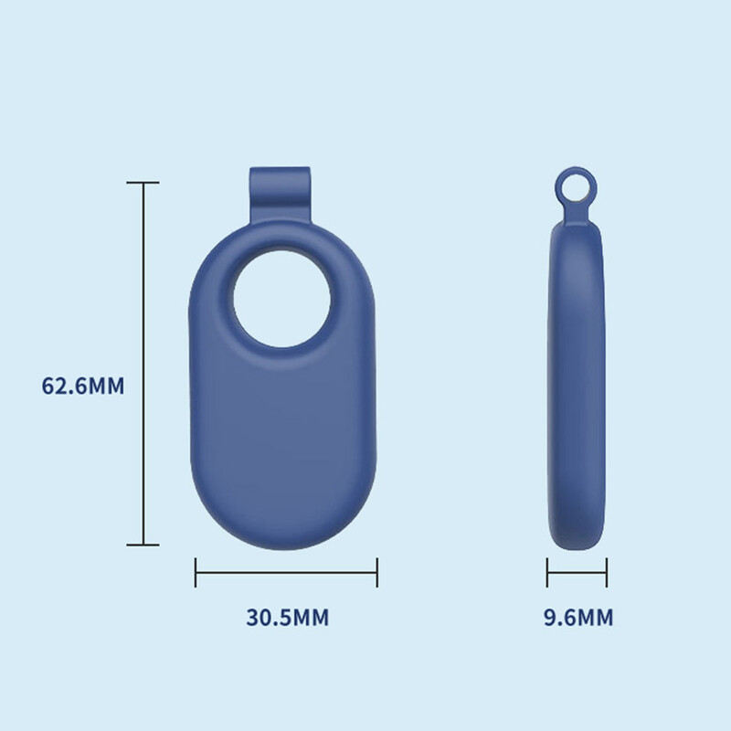Silikoninio dėklo dėklo dangtelio apvalkalas, apsaugantis nuo kritimo, minkštas apsauginis rankovės odos dangtelis, atsparus vandeniui, nesubraižytas, skirtas Samsung Galaxy SmartTag2