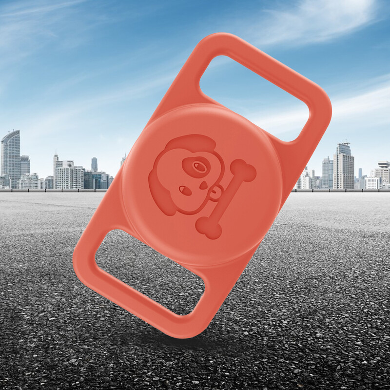 Apple Airtag dėklas Air Tag laikikliui Atsparus vandeniui AirTag šunų antkaklio laikiklis Katės antkaklio naminių gyvūnėlių dėklas Silikoninis, atsparus įbrėžimams