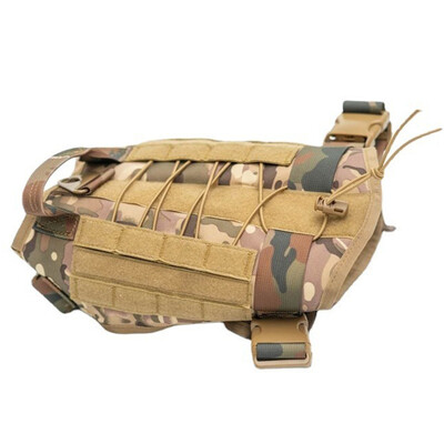 Taktikai kutyahám katonai kiképző K9 párnázott gyorskioldó mellény Kisállatkiképző kutyahám készlet kis, közepes méretű kutyákhoz