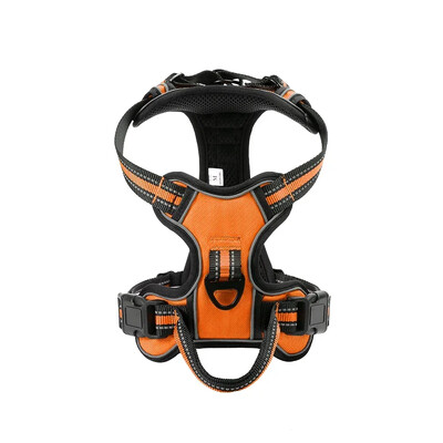 Regulējama neilona suņu iejūga veste atstarojoša, mīksta, elpojoša, bez vilkšanas suņu iejūga siksna maziem lieliem suņiem