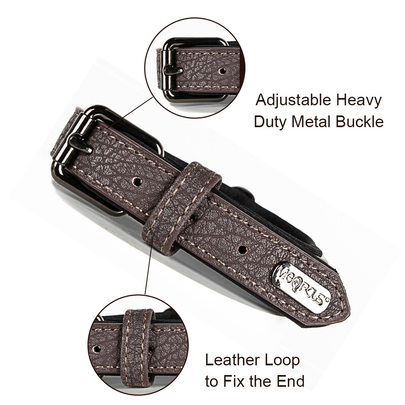 Personalizované obojky pre psov s gravírovaným menovkou, identifikačná značka, prispôsobené meno, mäkký kožený obojok pre malé, stredné a veľké psy, príslušenstvo