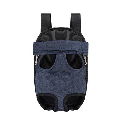 Rucsac din denim pentru câini de companie Geantă de transport pentru pisici de călătorie în aer liber pentru câini de talie mică, umăr respirabil, cățeluș, saci de transport Kedi Produse pentru animale de companie