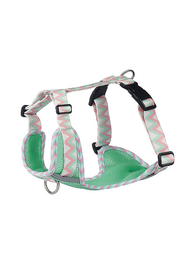 Kvėpuojantis tinklelio spausdintas šunų diržas Patogi naminių gyvūnėlių liemenė Mažas ir vidutinis reguliuojamo dydžio šuniui