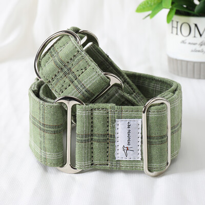 Italų kurtas Whippet Martingale platus reguliuojamas šuns antkaklio raštas medvilninis antkaklis