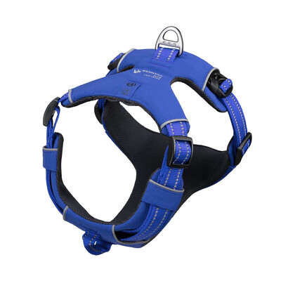 Postroj pre psov, šteniatko, bez ťahania, priedušná sieťovina, reflexné sedlo pre malé a stredné psy, vesta, nastaviteľný postroj, domáce zvieratá, vonkajšie prechádzky