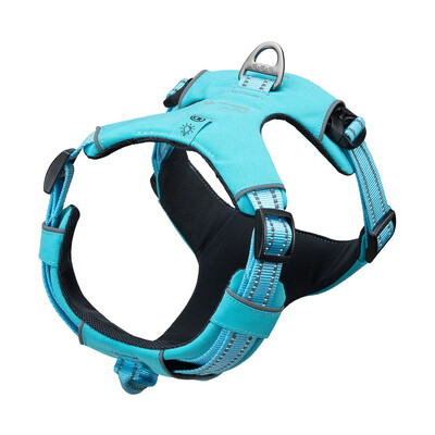 Postroj pre psov, šteniatko, bez ťahania, priedušná sieťovina, reflexné sedlo pre malé a stredné psy, vesta, nastaviteľný postroj, domáce zvieratá, vonkajšie prechádzky