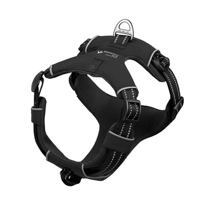 Postroj pre psov, šteniatko, bez ťahania, priedušná sieťovina, reflexné sedlo pre malé a stredné psy, vesta, nastaviteľný postroj, domáce zvieratá, vonkajšie prechádzky