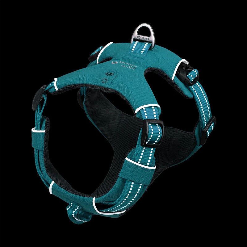 Postroj pre psov, šteniatko, bez ťahania, priedušná sieťovina, reflexné sedlo pre malé a stredné psy, vesta, nastaviteľný postroj, domáce zvieratá, vonkajšie prechádzky