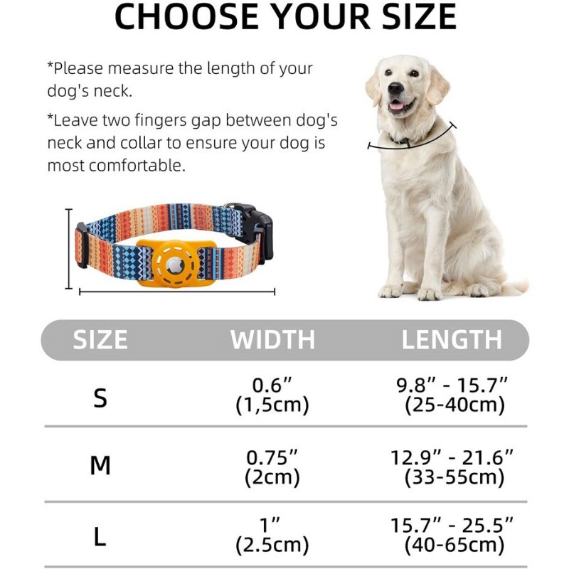 Šviesą atspindinti antkaklis antkakliui, šuns ir katės antkaklis, naminių gyvūnėlių daiktas, šuniukas, „Apple Air“ žymų laikiklis, spausdinimas su varpeliu, „Breakaway“