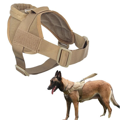 Tactical Big Dog Harness Chest Dog Γιλέκο German Shepherd Pet θωρακικό κολάρο νάιλον ρυθμιζόμενο Εκπαίδευση για μεσαίου μεγέθους σκυλάκι