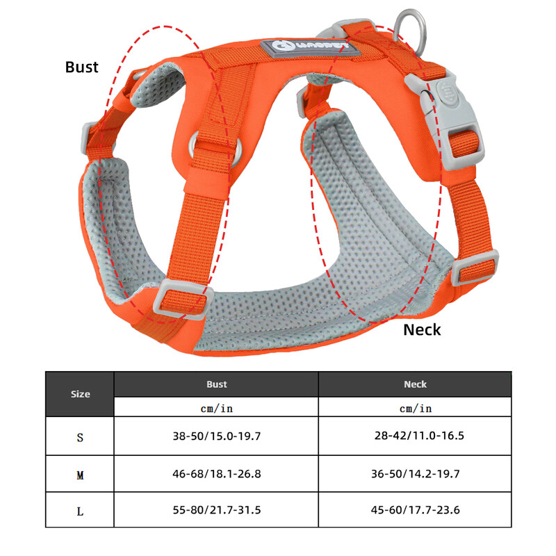 Kvėpuojantis šunų diržas NO PULL Pet šviesą atspindintis diržas, skirtas mažo didelio šuns pasivaikščiojimo treniruotėms lauke, naminių gyvūnėlių reikmenys.