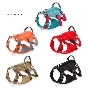 Truelove Escape Proof Pet Harness No Pull Reflective Регулируема мека подплатена жилетка за домашни любимци Служебен колан за кучета Дръжка за катерене TLH7011