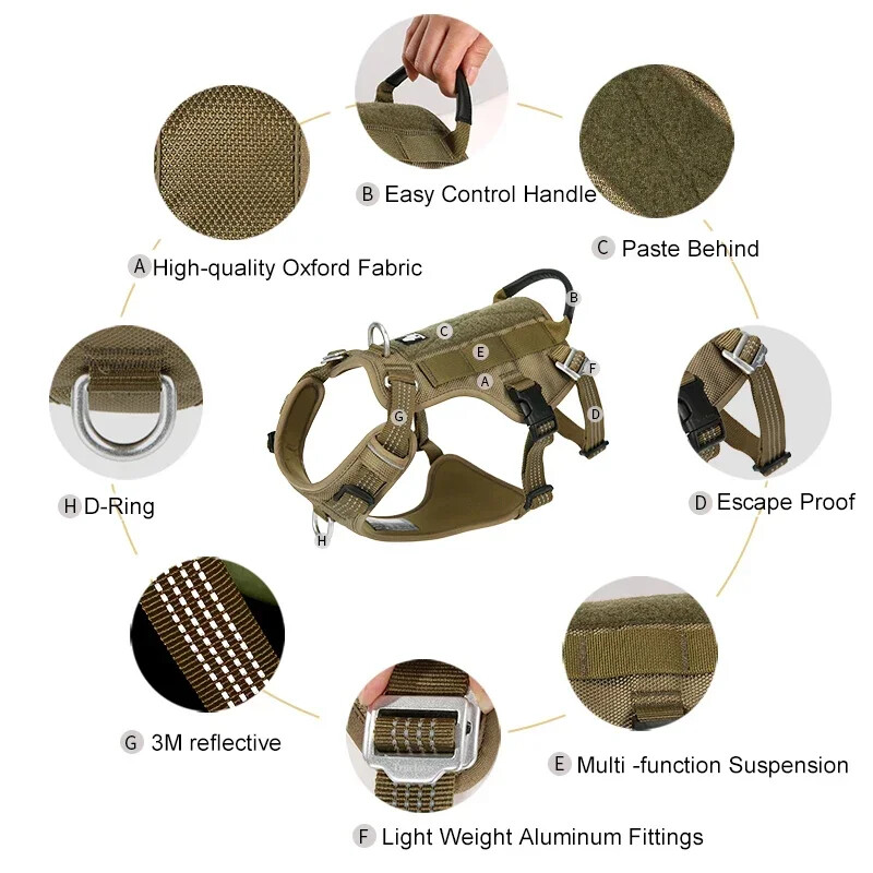 Truelove'i põgenemiskindel lemmikloomarakmed, tõmbevabad, peegeldavad, reguleeritavad, pehmed polsterdatud lemmikloomavesti hooldus koerarakmete käepide, ronimine TLH7011