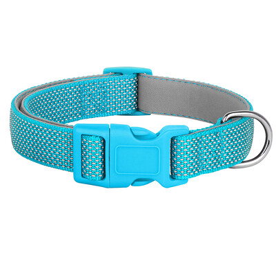 Šviesą atspindinti nailoniniai šunų antkakliai, reguliuojami naminių šunų antkakliai, karoliai Patvarūs šuniukų mopsų buldogų antkakliai mažiems vidutinio dydžio šunims