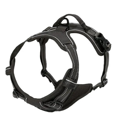 No Pull Harness priekinis segtukas para cão grande, Heavy Duty, Reflexivo, fácil controle, alça ir andando