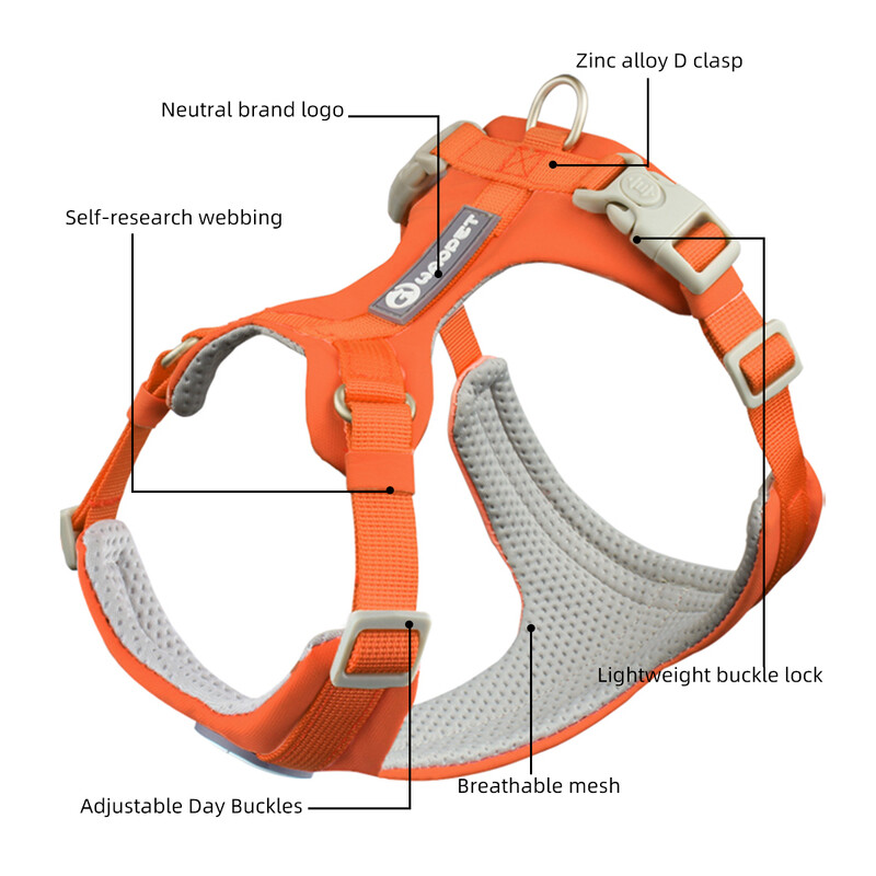 Nauji šunų petnešos naminių gyvūnėlių balnelio saugos be traukimo reguliuojami liemenių diržai vaikščiojimo treniruokliai mažiems vidutiniams dideliems šunims krūtinės diržas