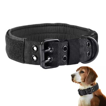 Ρυθμιζόμενο κολάρο σκύλου Classic Reflective Training Military Dog Collar Nylon Heavy Duty Tactical Dog Collar German Shepherd