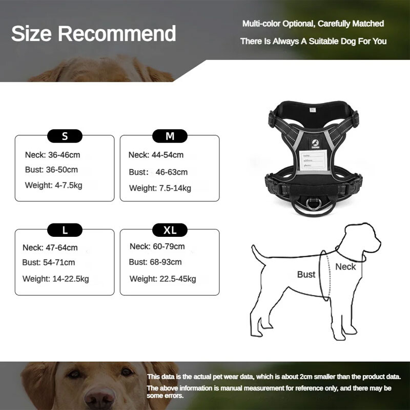 Nova škrinja za kućne ljubimce i prsluk za 2024. Reflektirajuće uže za vuču za pse Putovanje na posao Protiveksplozivno punjenje Škrinja za pse i prsluk s ID oznakom