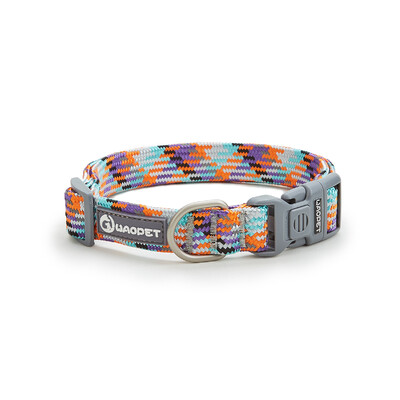 Nailoniniai šunų antkakliai, reguliuojami šviesą atspindintys antkakliai su metaline sagtimi ir greitai atsegama sagtimi, dideli ir vidutiniai šunų antkakliai