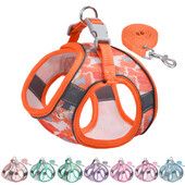 HP214Step In Magic Tape Reguliuojamas kvėpuojantis tinklelis be traukimo mažo vidutinio dydžio naminių šunų lauko diržų rinkinys