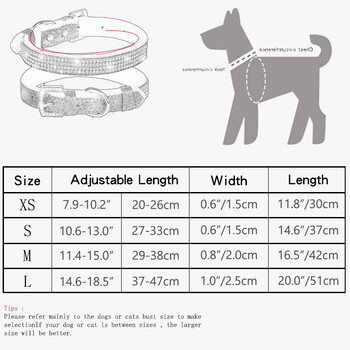 CP326 Πολυτελής μαλακή υφή με βελούδινη επένδυση από στρας Διακοσμήσεις με γυαλιστερό δέρμα ανθεκτικό ψηλό κολάρο για σκύλους κατοικίδιων ζώων