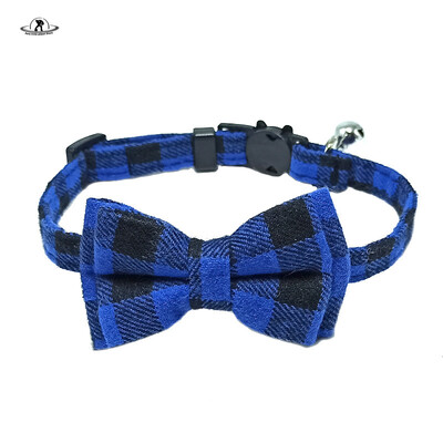 Pet Breakaway kačių antkaklis peteliškės ir varpelio mielas languotas kalėdinis raudonas elastingas reguliuojamas šunų antkaklis su varpeliu mažu varpeliu katėms