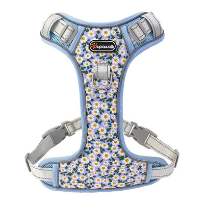 Ham pentru câini reflectorizant pentru antrenament în aer liber, guler de vestă pentru animale de companie, curea de piept potrivită pentru câini mari, mijlocii și mici, hamuri pentru câini imprimate