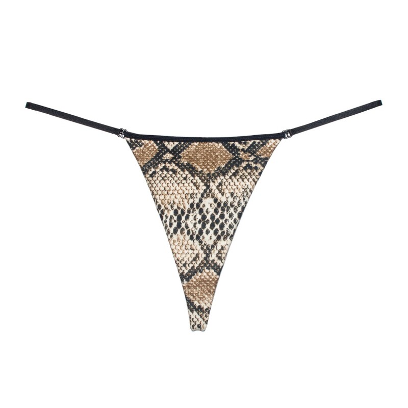 Szexi bikini tanga női pamut fehérnemű kétoldalas 