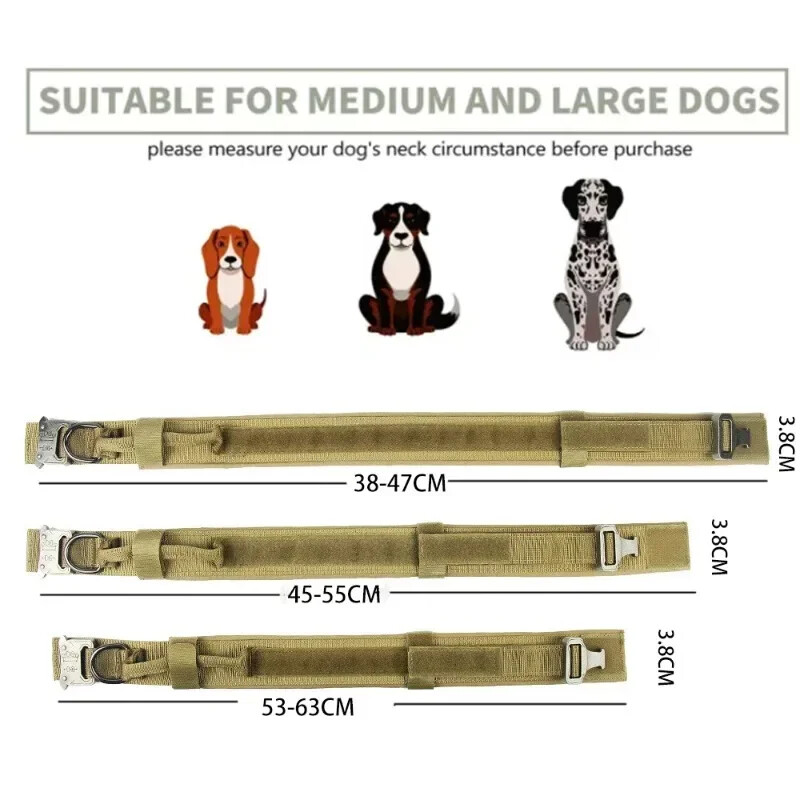 Neilona taktiskā kaklasiksna suņiem ar rokturi, militāri regulējamas mājdzīvnieku apmācības kaklasiksnas, vidēji lieli suņi, vācu aitu suns