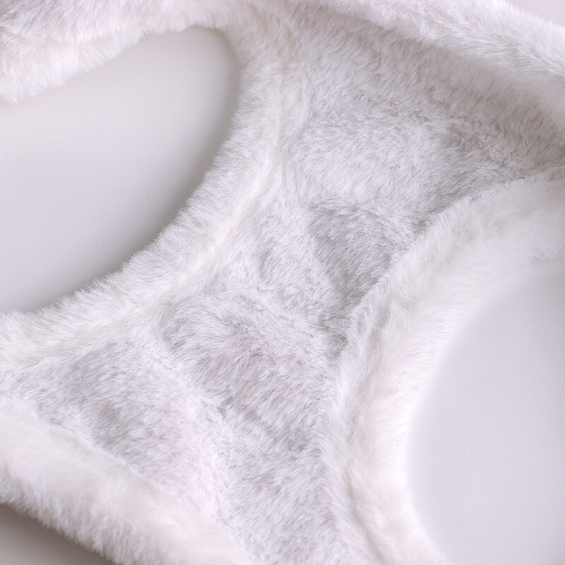 Šiltas šunų petnešų pavadėlio rinkinys Minkšti šuniukų petnešėliai su kailiu naminių gyvūnėlių vaikščiojimo pavadėliu, reguliuojama liemenė mažiems ir vidutiniams šunims čihuahua