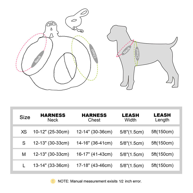 Šiltas šunų petnešų pavadėlio rinkinys Minkšti šuniukų petnešėliai su kailiu naminių gyvūnėlių vaikščiojimo pavadėliu, reguliuojama liemenė mažiems ir vidutiniams šunims čihuahua