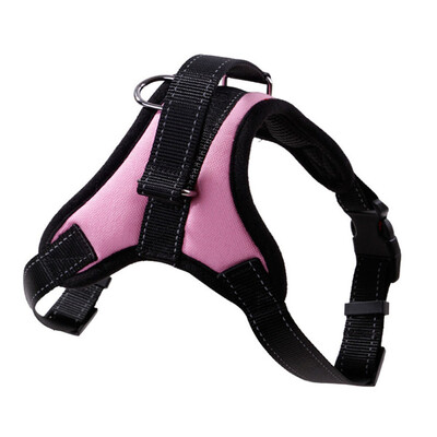Naminių šunų reguliuojami nailoniniai diržai dideliems šunims liemenių diržai krūtinės diržas šuniuko pavadėliai Šviesą atspindintys diržai be traukimo vaikščiojimo treniruotėms