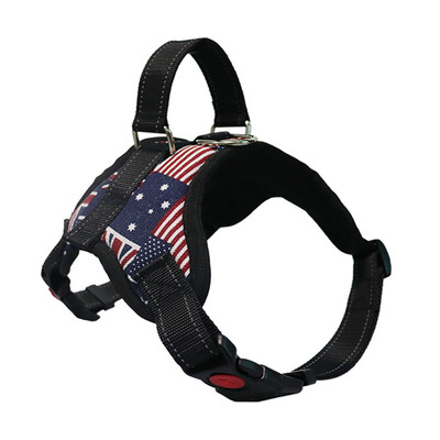 Naminių šunų reguliuojami nailoniniai diržai dideliems šunims liemenių diržai krūtinės diržas šuniuko pavadėliai Šviesą atspindintys diržai be traukimo vaikščiojimo treniruotėms