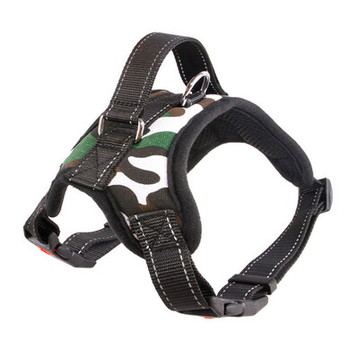 Naminių šunų reguliuojami nailoniniai diržai dideliems šunims liemenių diržai krūtinės diržas šuniuko pavadėliai Šviesą atspindintys diržai be traukimo vaikščiojimo treniruotėms