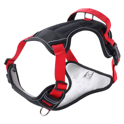 Šunų diržai Šviesą atspindintys, reguliuojami naminių gyvūnėlių diržai be traukimo vaikščiojimo treniruokliai mažiems vidutiniams dideliems šunims krūtinės diržas gaminio diržas