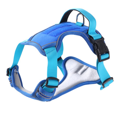 Šunų diržai Šviesą atspindintys, reguliuojami naminių gyvūnėlių diržai be traukimo vaikščiojimo treniruokliai mažiems vidutiniams dideliems šunims krūtinės diržas gaminio diržas