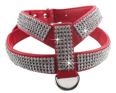 4 dydžių PU odiniai kalnų krištoliniai šunų diržai, saugūs, patogūs apsirengti naminių gyvūnėlių petnešėlių antkaklis mažam vidutiniam dideliam šuniui