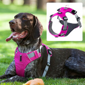 Ham pentru câini pentru animale de companie, din nailon reflectorizant, vestă fără tragere, ham respirabil, ham pentru câini, pentru câini mari, articole de dresaj pentru plimbare în aer liber