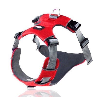 Ham pentru câini pentru animale de companie, din nailon reflectorizant, vestă fără tragere, ham respirabil, ham pentru câini, pentru câini mari, articole de dresaj pentru plimbare în aer liber