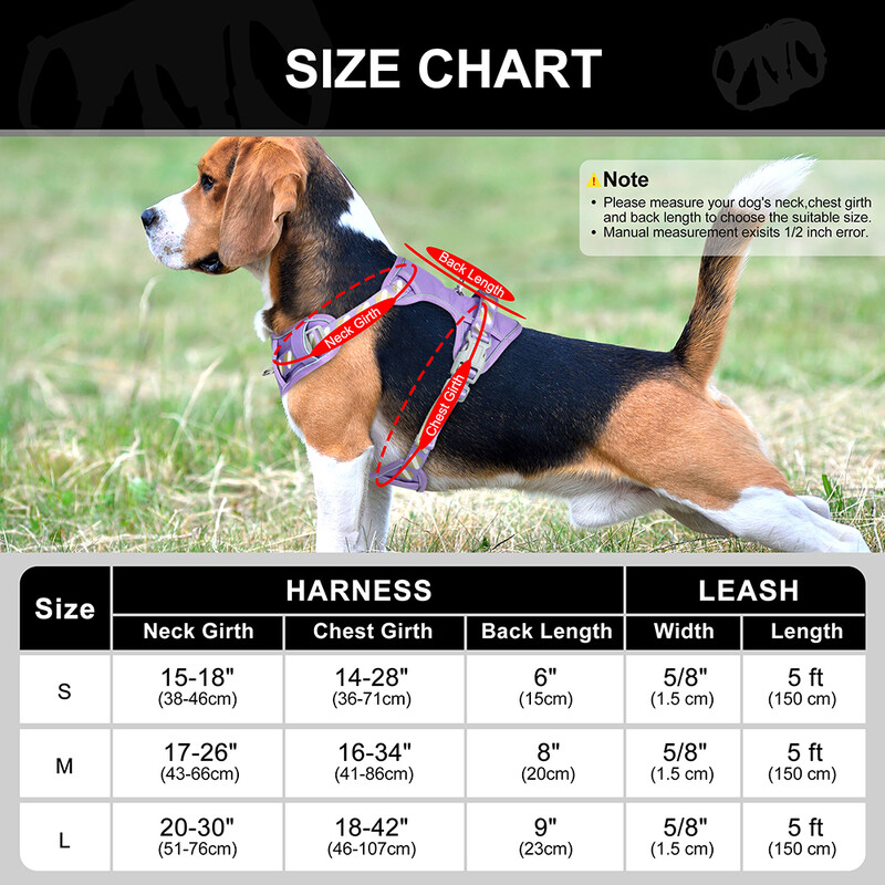 Šviesą atspindinčių šunų diržų pavadėlių rinkinys, netraukiamas nailono šunų liemenių petnešos su valdymo rankena, reguliuojamas vidutinio dydžio šunų pavadėlis